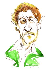 Sebastian Faulks - caricatura